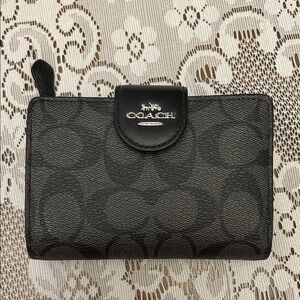 Coach Charcoal Signature Wallet